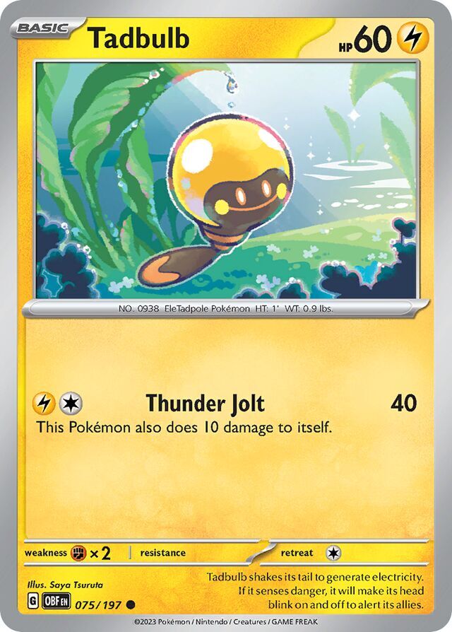 Tadbulb 075/197 Reverse Holofoil/Common