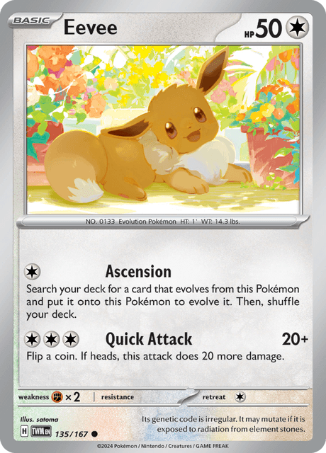 Eevee 135/167 Normal/Common