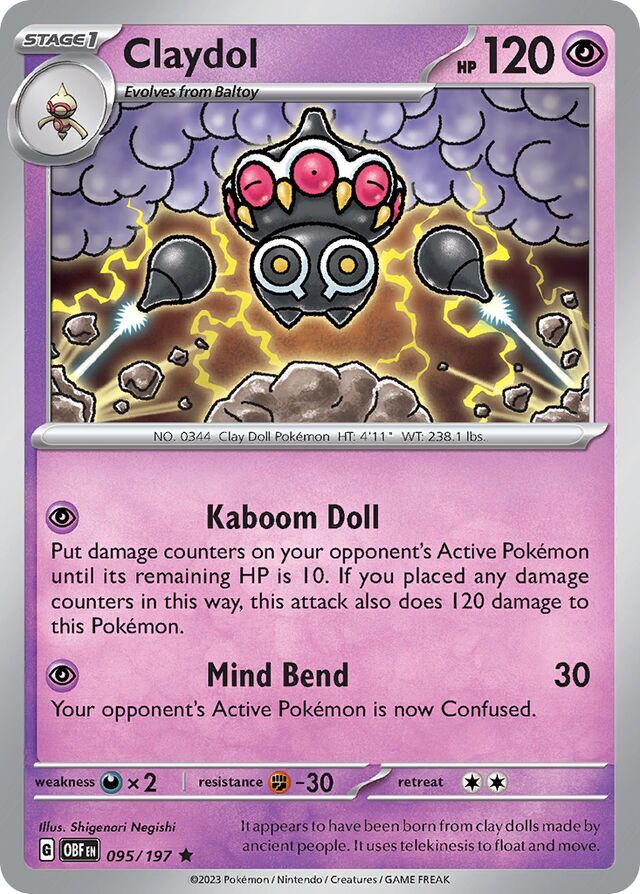 Claydol 095/197 Holofoil/Rare