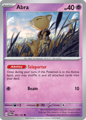 Abra 080/167 Reverse Holofoil/Common