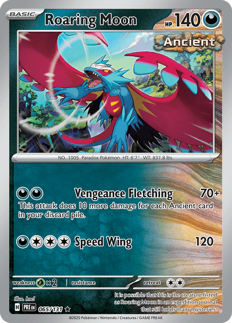 Roaring Moon 065/131 Holofoil/Rare