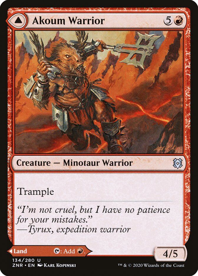 Akoum Warrior (Nonfoil)