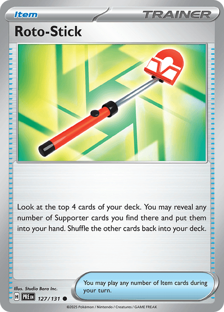 Roto-Stick 127/131 Reverse Holofoil/Common
