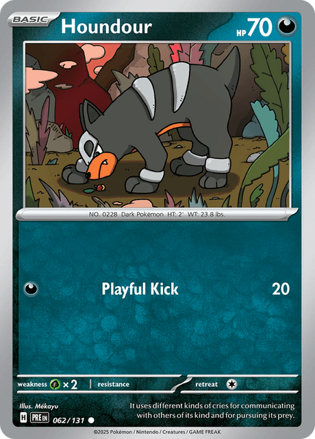 Houndour 062/131 Poké Ball Reverse Holofoil/Common