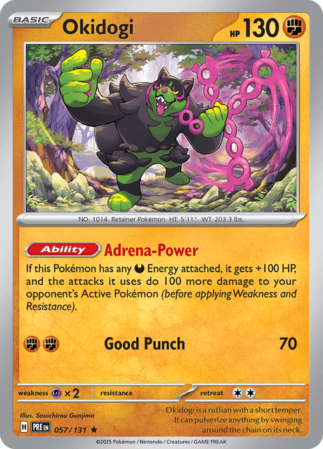Okidogi 057/131 Holofoil/Rare