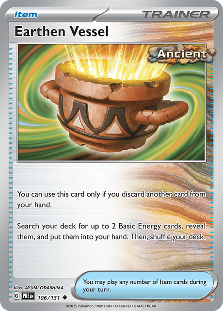 Earthen Vessel 106/131 Poké Ball Reverse Holofoil/Uncommon