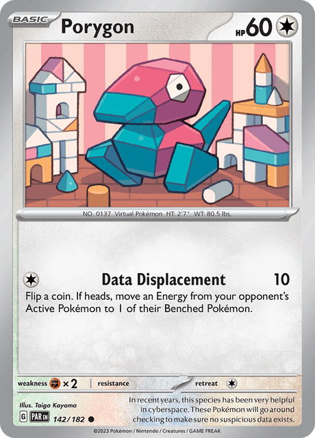 Porygon 142/182 Reverse Holofoil/Common