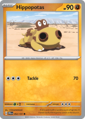 Hippopotas 052/131 Reverse Holofoil/Common
