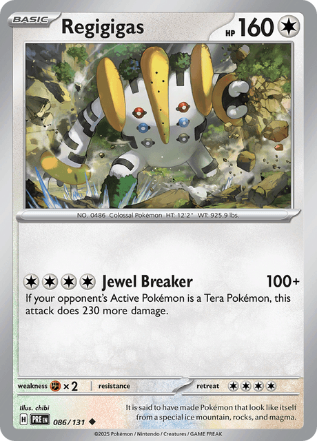 Regigigas 086/131 Normal/Uncommon