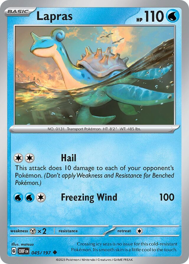 Lapras 045/197 Normal/Uncommon