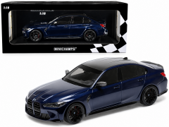Minichamps 2020 BMW M3 G80 Dark Tanzanite Blue Metallic