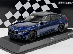 Minichamps 2020 BMW M3 G80 Dark Tanzanite Blue Metallic