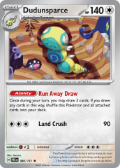 Dudunsparce 080/131 Reverse Holofoil/Rare