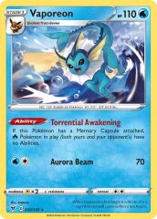 Vaporeon 030/185 Normal/Rare