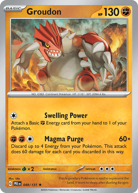 Groudon 049/131 Holofoil/Rare