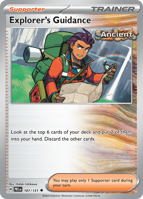 Explorer's Guidance 107/131 Reverse Holofoil/Uncommon