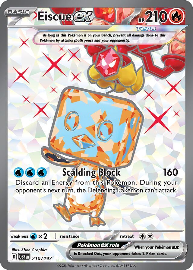 Eiscue ex 210/197 Ultra Rare/Full Art