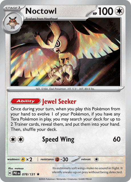 Noctowl 078/131 Holofoil/Rare