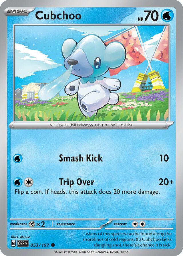 Cubchoo 053/197 Reverse Holofoil/Common