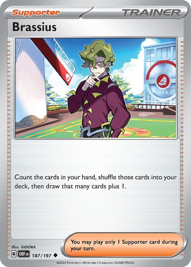 Brassius 187/197 Reverse Holofoil/Uncommon