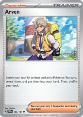 Arven 186/197 Reverse Holofoil/Uncommon