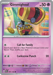 Gimmighoul 087/182 Reverse Holofoil/Common