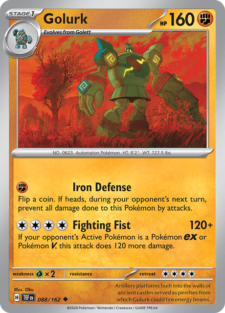 Golurk 088/162 Normal/Uncommon