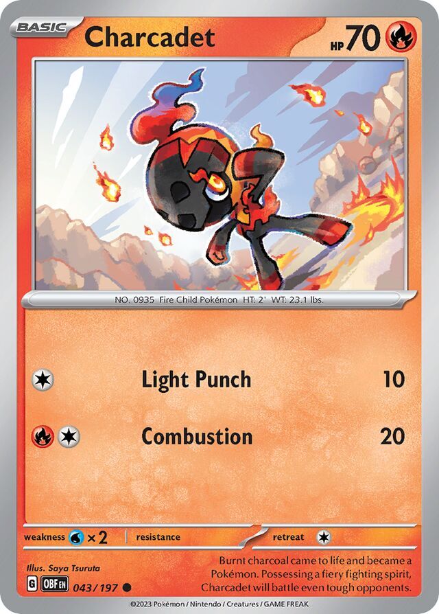 Charcadet 043/197 Reverse Holofoil/Common