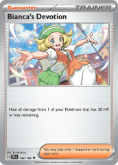 Bianca's Devotion 142/162 Reverse Holofoil/Uncommon