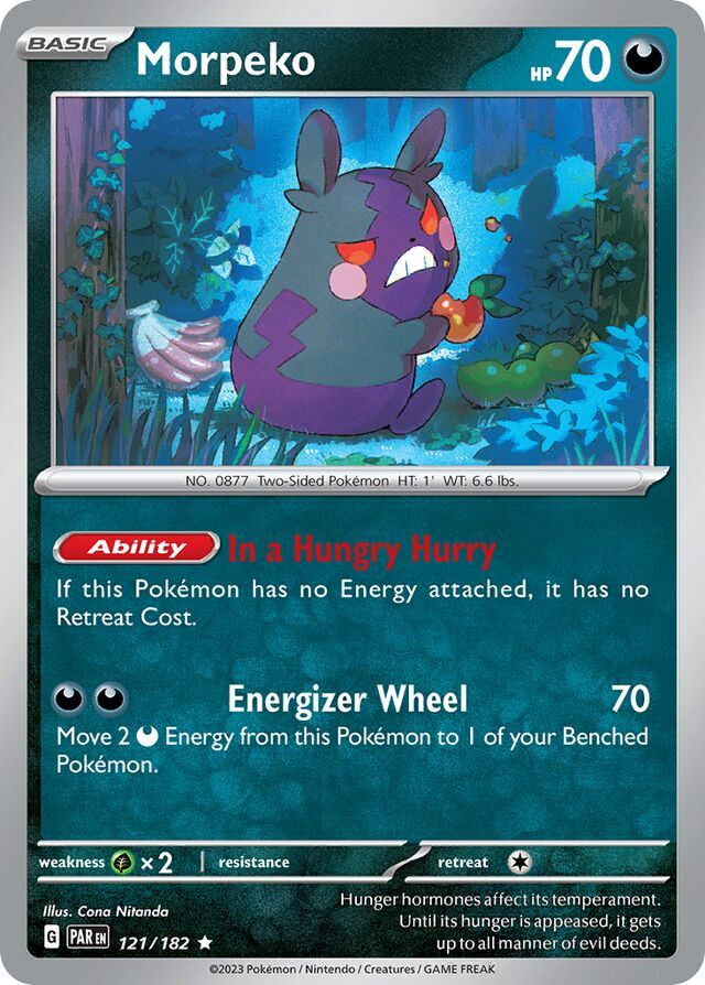 Morpeko 121/182 Reverse Holofoil/Rare