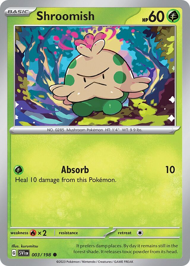 Shroomish 003/198 Reverse Holofoil/Common