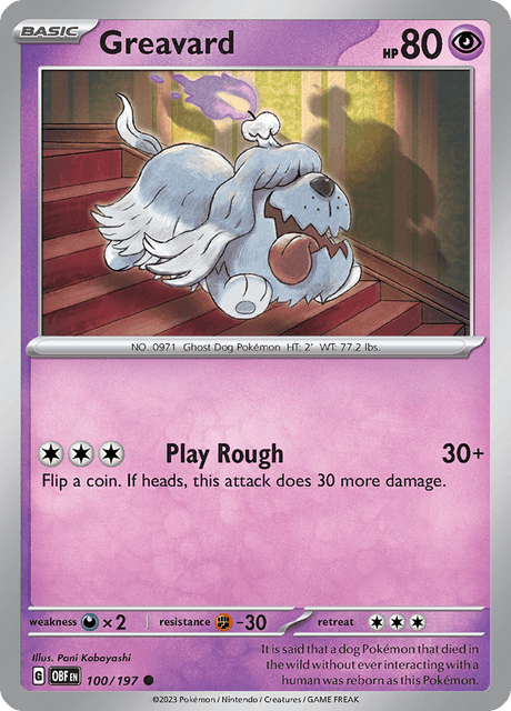 Greavard 100/197 Reverse Holofoil/Common