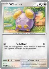 Whismur 148/182 Reverse Holofoil/Common