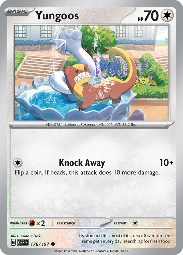 Yungoos 176/197 Reverse Holofoil/Common