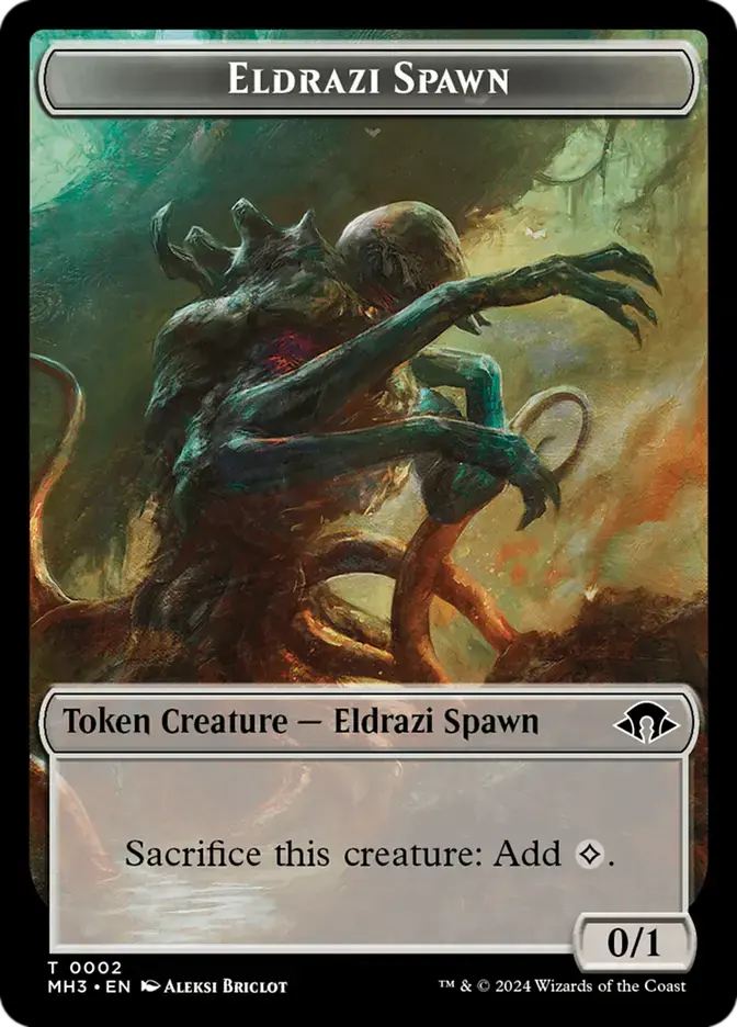 Eldrazi Spawn // Energy Reserve Double-Sided Token