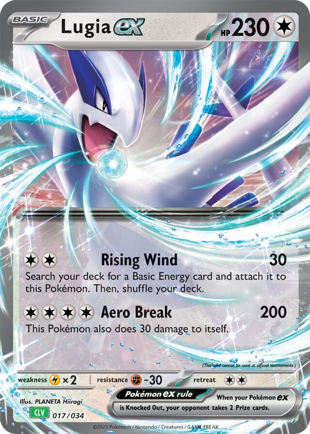 Lugia ex 017/034 Holofoil