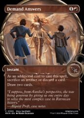 Demand Answers [Showcase] (Nonfoil)