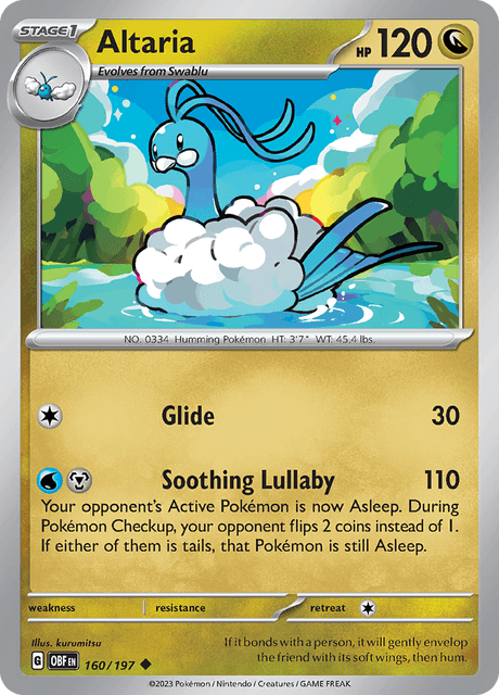 Altaria 160/197 Normal/Uncommon