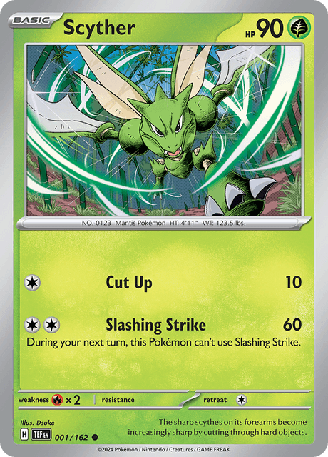 Scyther 001/162 Normal/Common