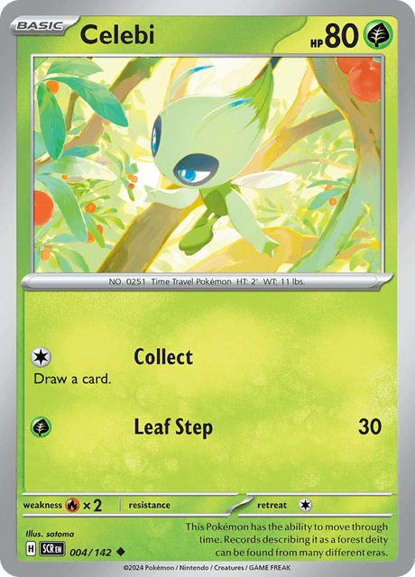Celebi 004/142 Normal/Uncommon