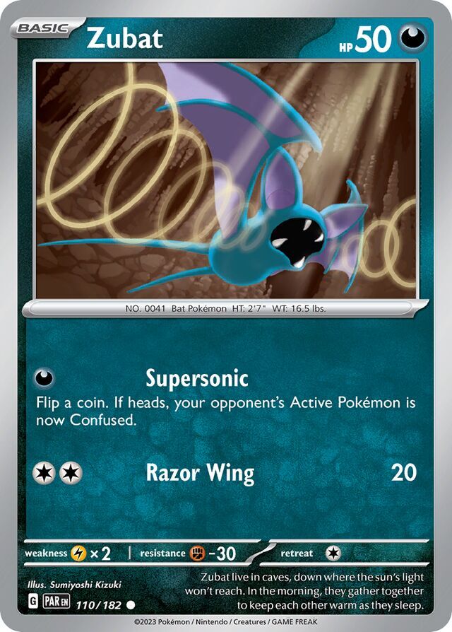 Zubat 110/182 Reverse Holofoil/Common