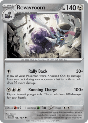 Revavroom 125/167 Normal/Uncommon