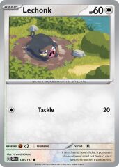 Lechonk 180/197 Reverse Holofoil/Common