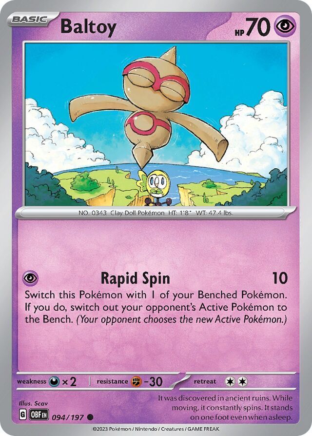 Baltoy 094/197 Reverse Holofoil/Common