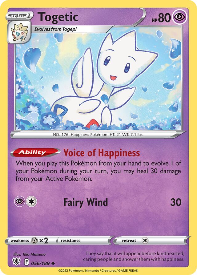 Togetic 056/189 Reverse Holofoil/Uncommon