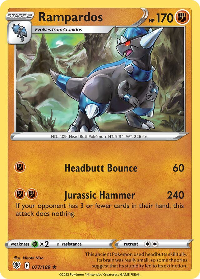 Rampardos 077/189 Holofoil/Rare