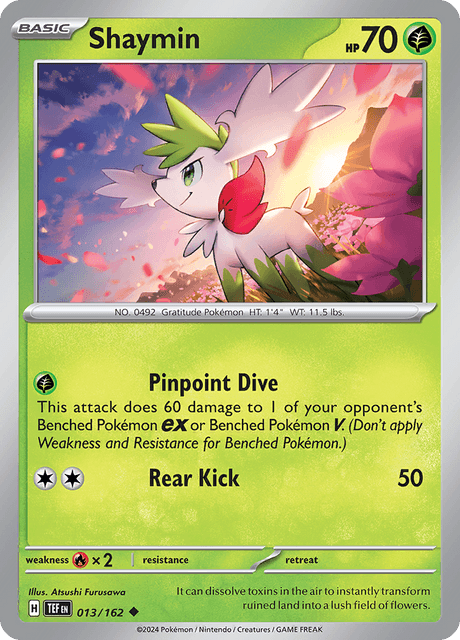 Shaymin 013/162 Normal/Uncommon