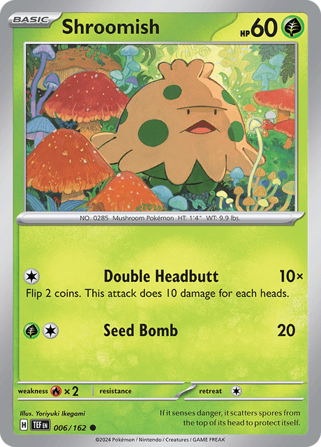 Shroomish 006/162 Reverse Holofoil/Common