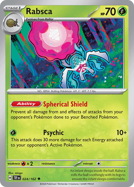 Rabsca 024/162 Reverse Holofoil/Uncommon