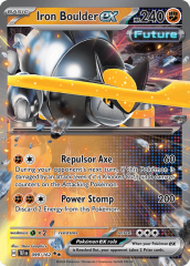 Iron Boulder ex 099/162 Holofoil/Double Rare